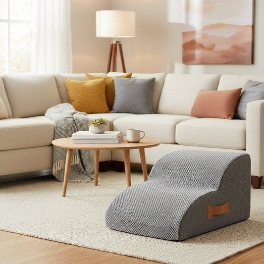 Foam Dog Steps for Bed and Sofa