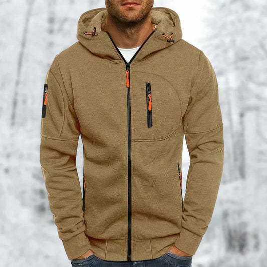 Zip-Up Men's Hoodie Sweatshirt