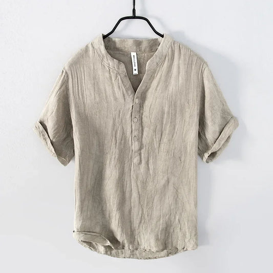 Textured Woven Everyday Button Shirt