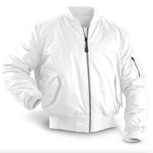 Men's Classic Bomber Jacket With Quilted Lining