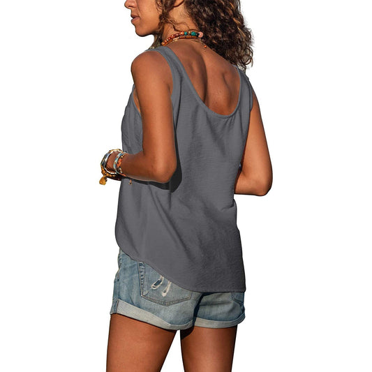 Elegant Fitted Summer Tank Top