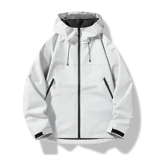 Men's Waterproof Hooded Shell Jacket