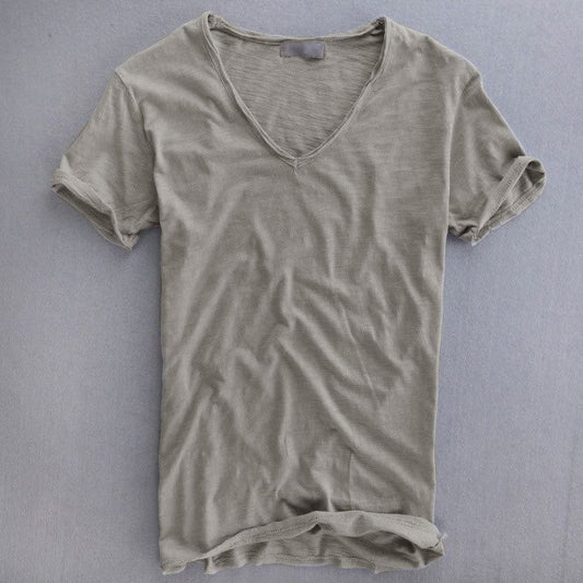 Men's Slim Fit V-Neck Tee