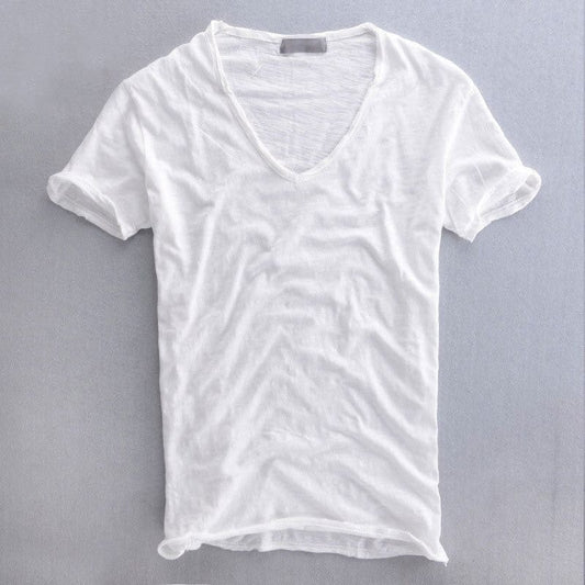 Men's Slim Fit V-Neck Tee
