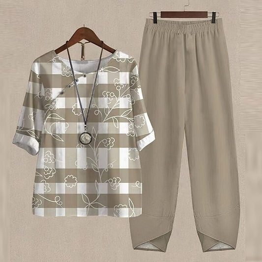 Lightweight Two Piece Summer Co Ord Set