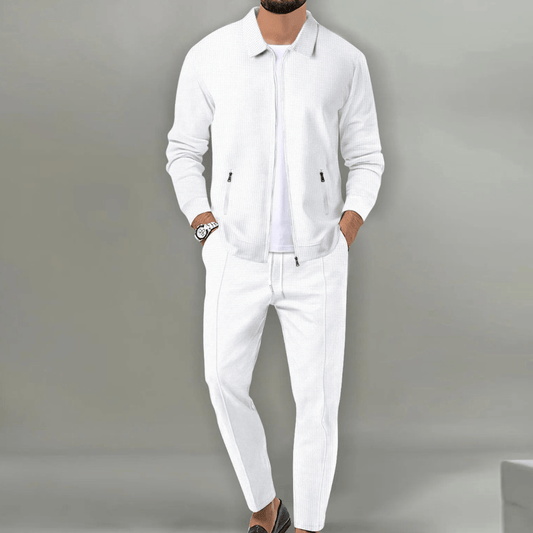 Men's Two-Piece Zip Jacket and Trousers Tracksuit Set