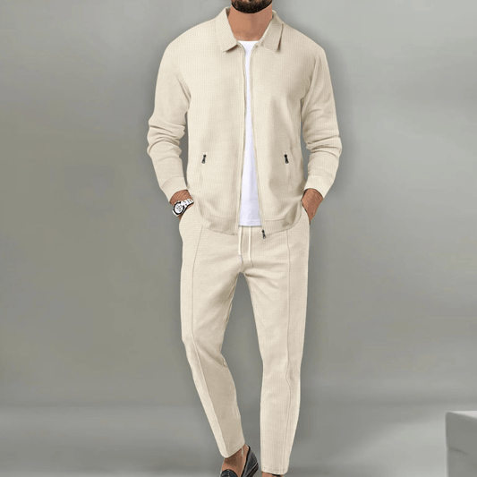 Men's Two-Piece Zip Jacket and Trousers Tracksuit Set