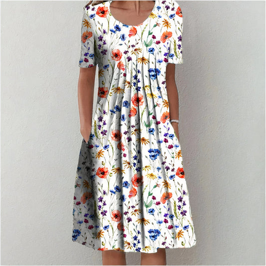 Breathable Cotton Summer Dress