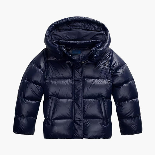 Women's Hooded Quilted Zip-Up Jacket