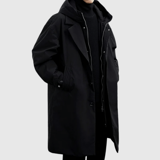 Men's Packable Hooded Waterproof Rain Jacket