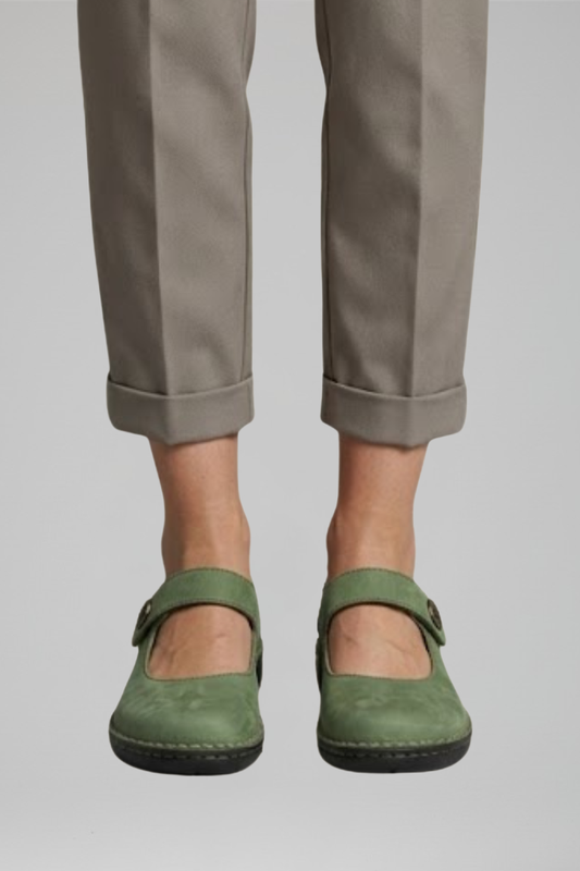 Strap Closure Orthopaedic Mary Jane Flats