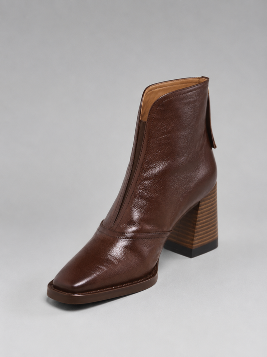 Women's Elegant Block Heel Ankle Boots