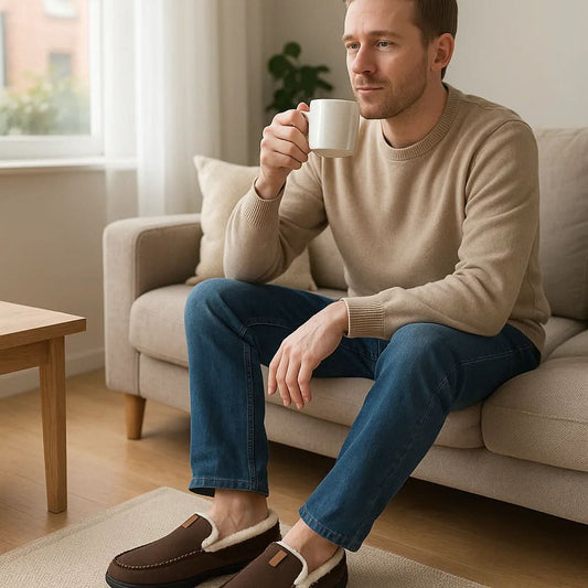 Men's Warm Wool Loafers