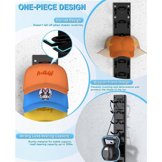 Wall Mounted Cap Organiser 2 Pack