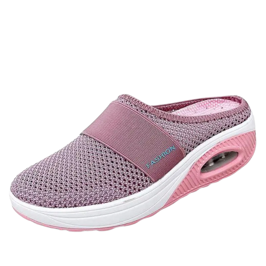 Women's Cushioned Slip On Shoes with Roomy Toe Box