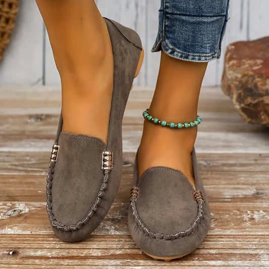 Orthopedic Slip-On Loafers With Cushioned Support