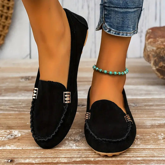 Orthopedic Slip-On Loafers With Cushioned Support