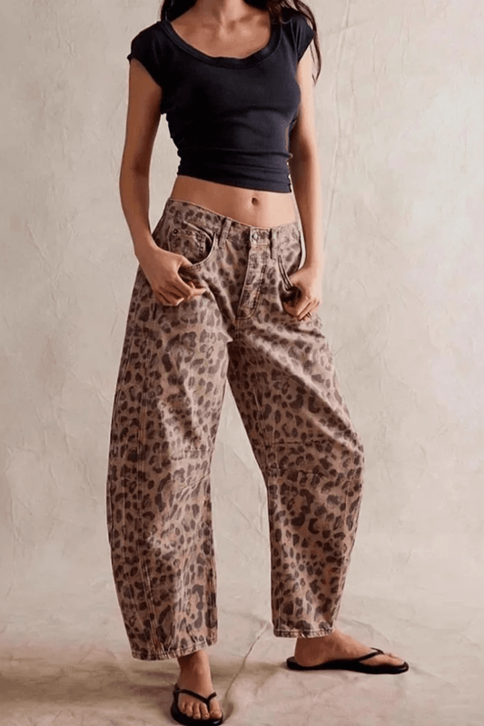 Zadie Barrel Jeans – Mid Rise Wide Leg – Winter Wardrobe Essential