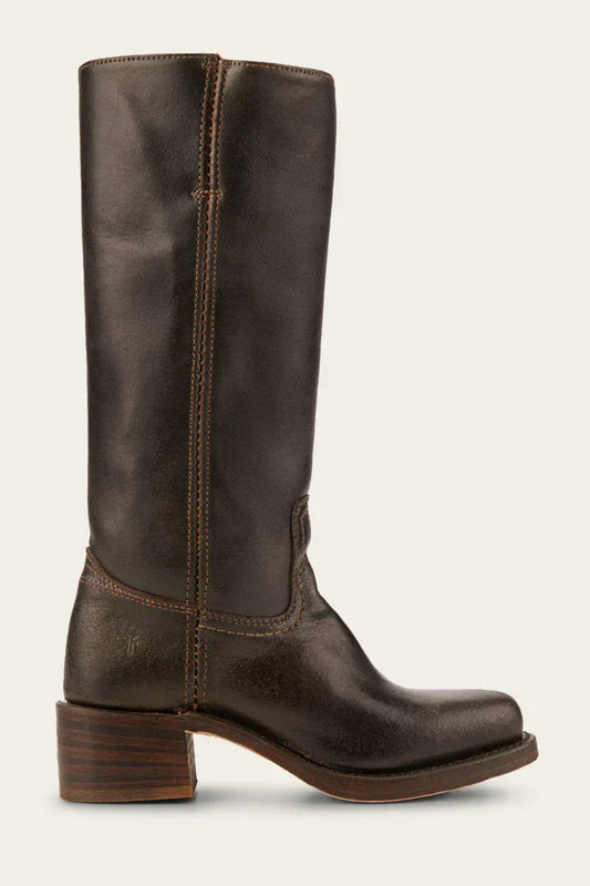 Sleek Leather Ankle-Length Zip Boots