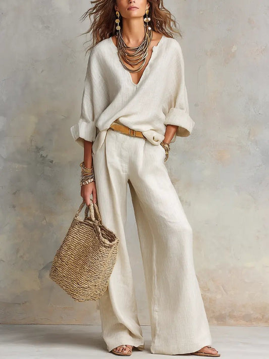 Relaxed Two Piece Summer Set For Women