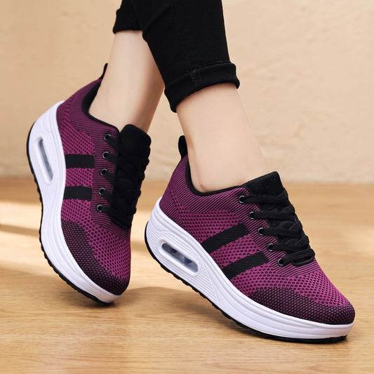 Lightweight Mesh Orthopedic Sneakers with Air Cushion Sole