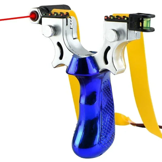 Precision Slingshot With Laser Sight And Level