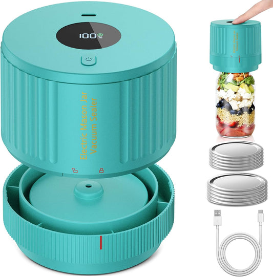 Electric Mason Jar Vacuum Sealer Kit
