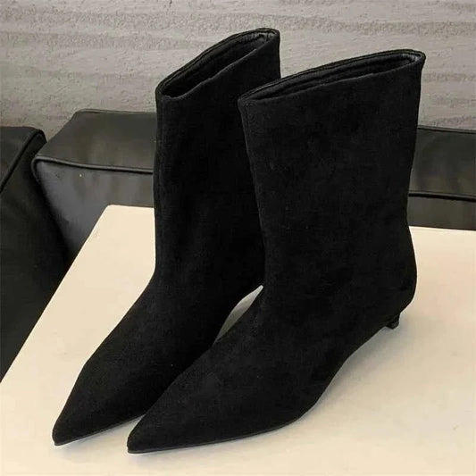 Sleek Ankle Boots with Clean Silhouette
