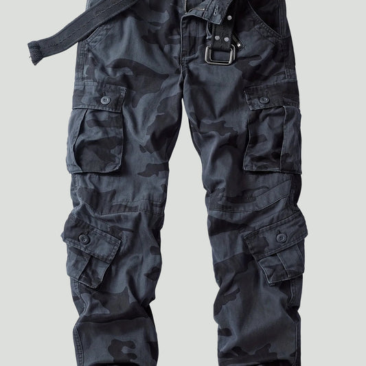 Camouflage Multi Pocket Cargo Trousers