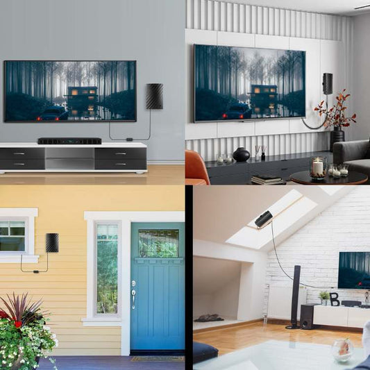 Slim Indoor HD TV Antenna for Free-to-Air Channels