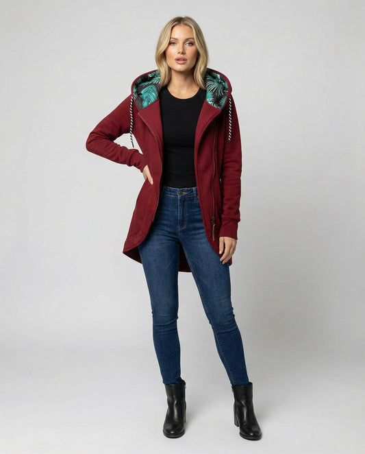 Women's Elegant Belted Winter Coat