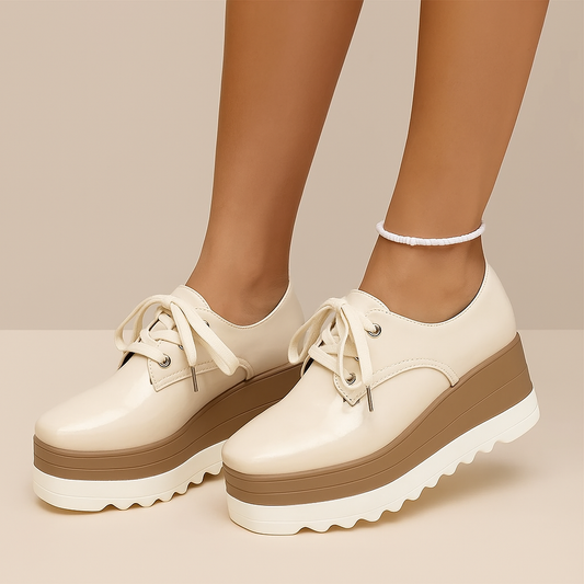 Women's Orthopedic Lace-Up Platform Shoes