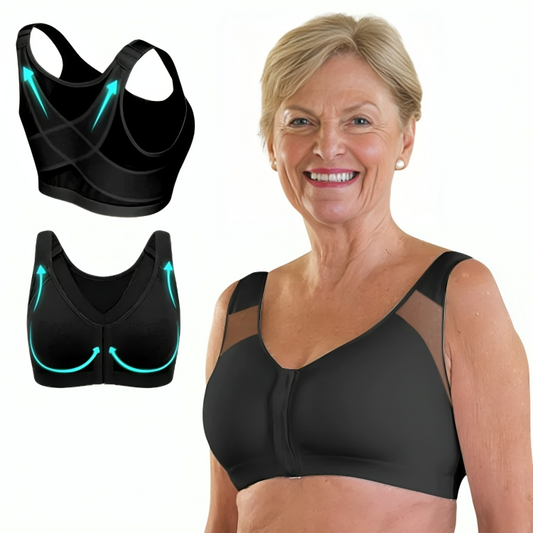 Wire Free Seamless Support Bra With Wide Band