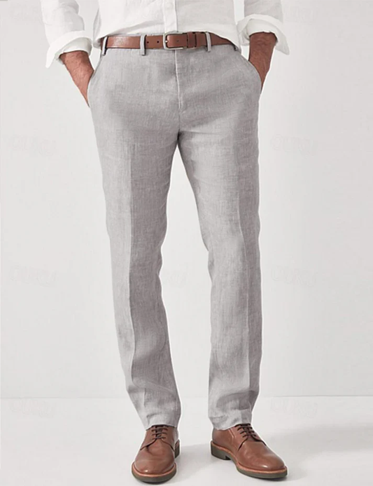 Breathable Regular Fit Casual Trousers For Men