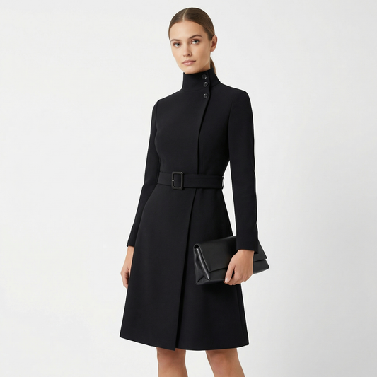 Elegant Belted Midi Dress