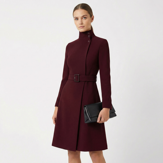 Elegant Belted Midi Dress