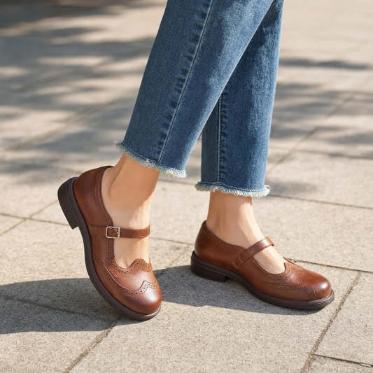 Orthopedic Mary Jane Comfort Shoes - lifestyle shot