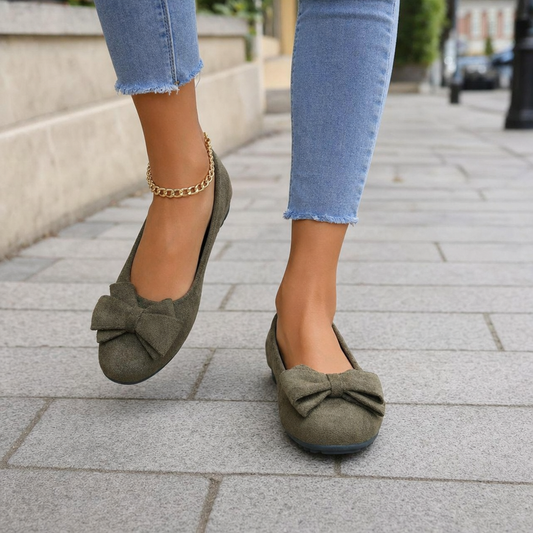 Orthopedic Wide Fit Ballet Flats - lifestyle shot