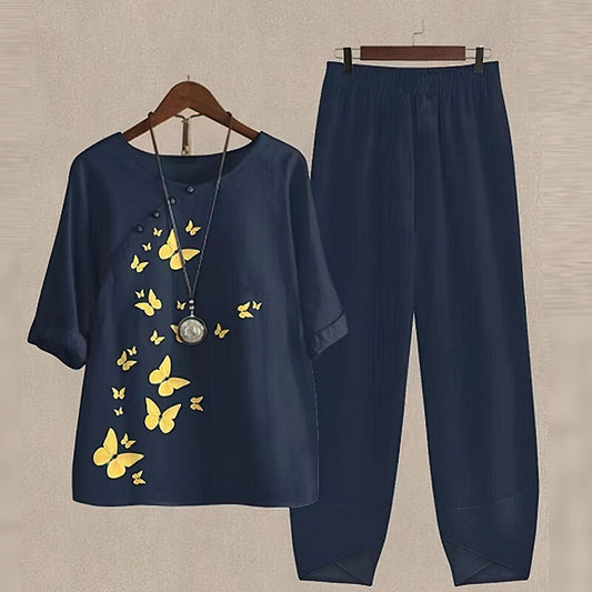 Lightweight Two Piece Summer Co Ord Set