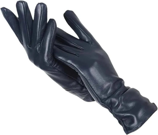 Shearling-Lined Winter Gloves