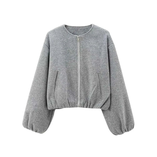 Lightweight Zip Up Women's Bomber Jacket