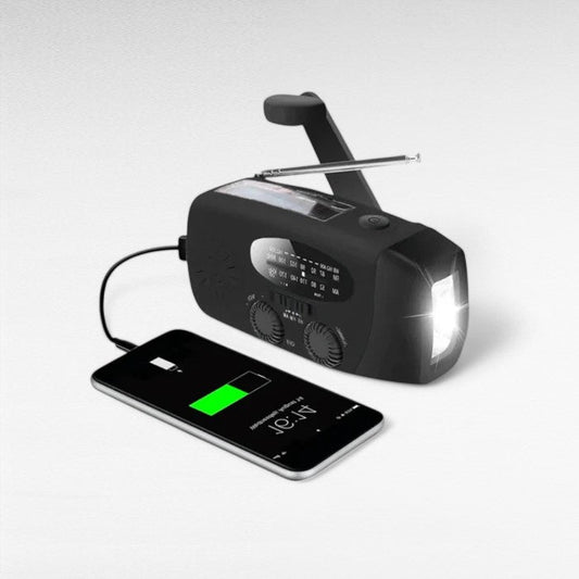 Hand Crank Solar Emergency Radio With Torch