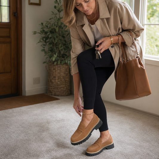 Chunky Platform Slip-On Loafers
