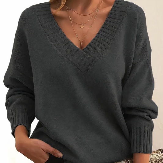 Women's V-Neck Cashmere Sweater