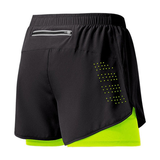 Men's Quick Drying Running Shorts with Zip Pockets