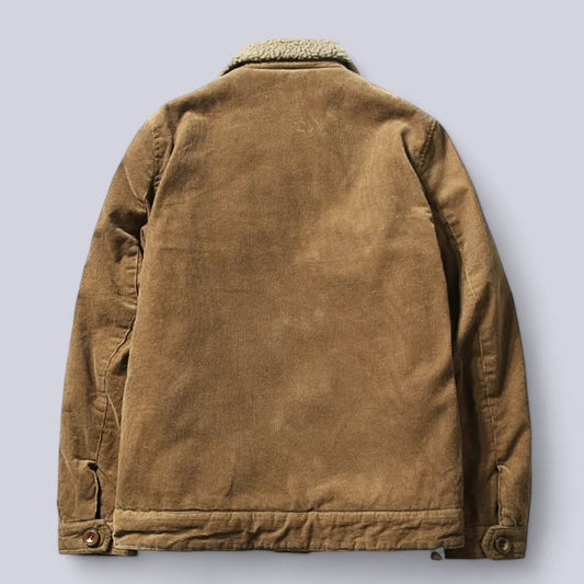 Men's Corduroy Autumn Jacket with Soft Lining