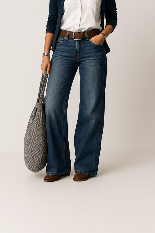 Wide Leg Jeans for Women – Relaxed Denim for Autumn & Winter