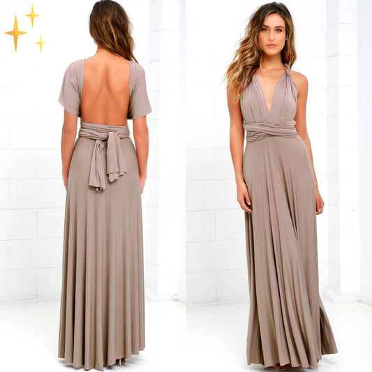 Multiway Wrap Dress With Over Fifty Styles