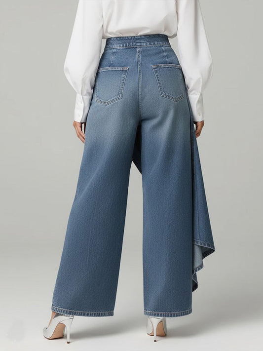 Women's High Waist Wide Leg Relaxed Fit Jeans