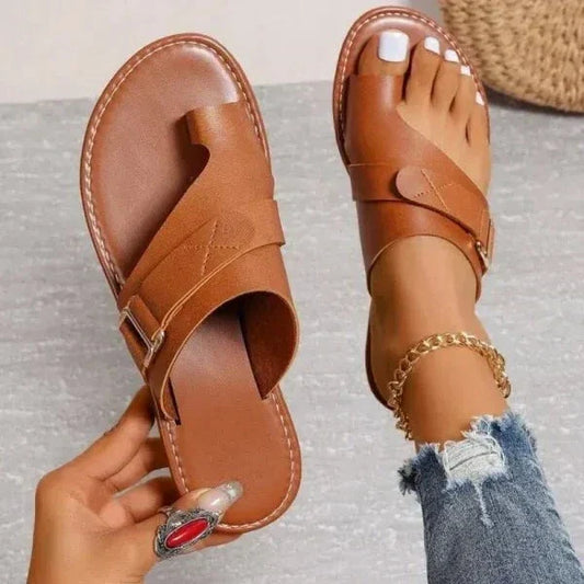 Retro Orthopedic Arch Support Slide Sandals
